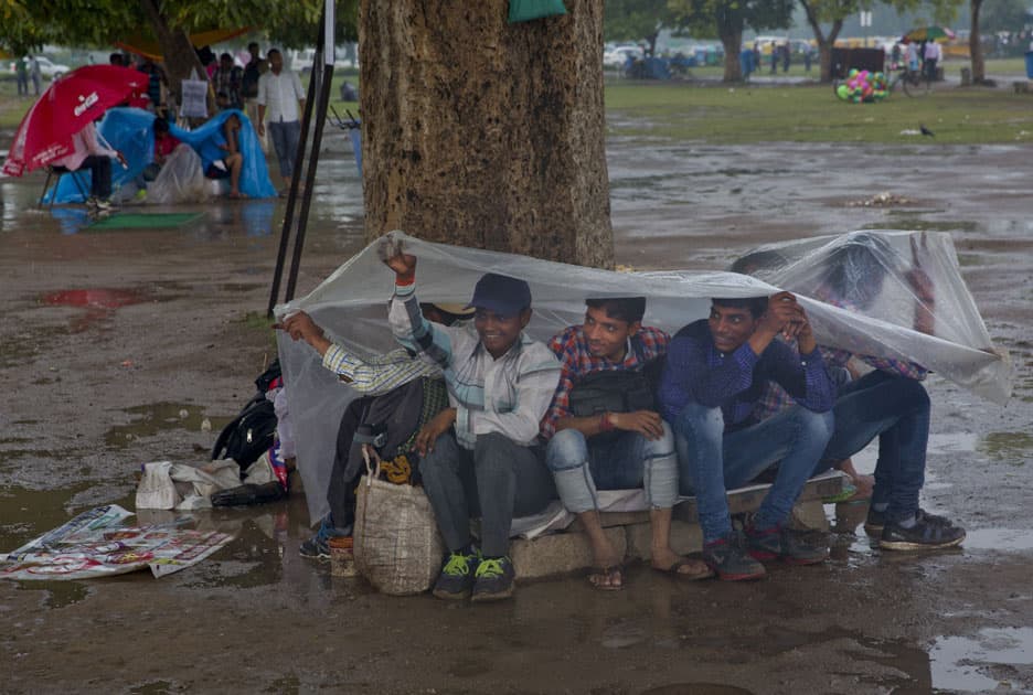 monsoon rains in New Delhi. monsoon rains in New Delhi.