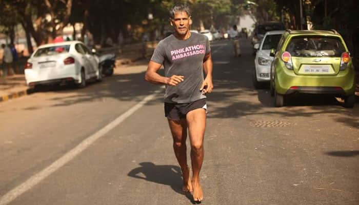 Inspirational! Milind Soman is running barefoot from Ahmedabad to Mumbai – Know why