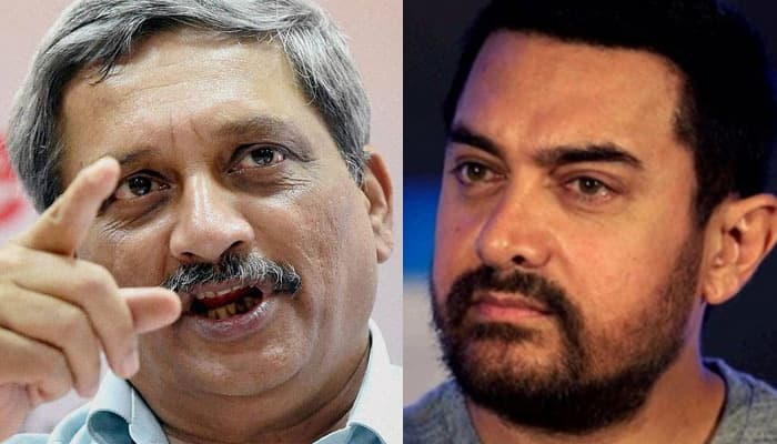 Manohar Parrikar&#039;s veiled attack on Aamir Khan - &#039;How come people get guts to speak against the nation?&#039;