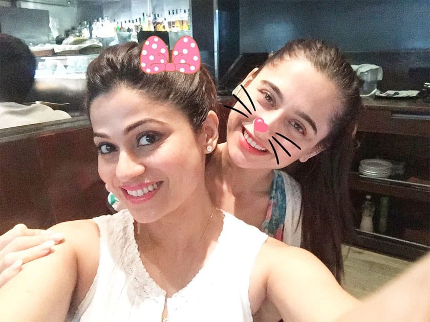 Brunching with my baby- Shamita Shetty Brunching with my baby- Shamita Shetty