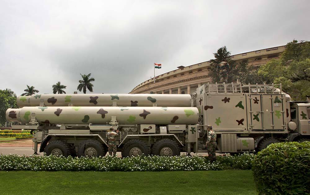 Supersonic BrahMos missiles