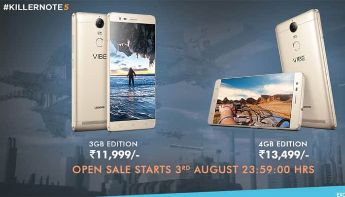 Lenovo K5 Note launched in India at Rs 11,999; to be available in open sale from Aug 3