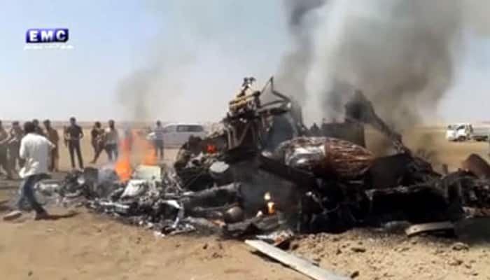 GRISLY VIDEO: Russian helicopter shot down in rebel-held Syria