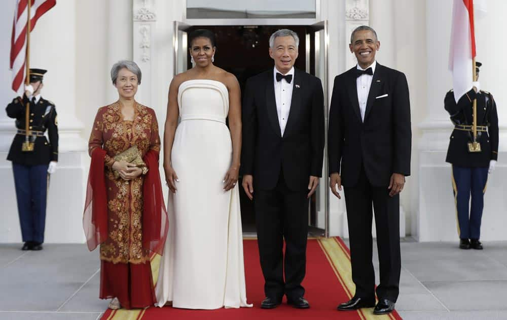 President Barack Obama and first lady Michelle Obama