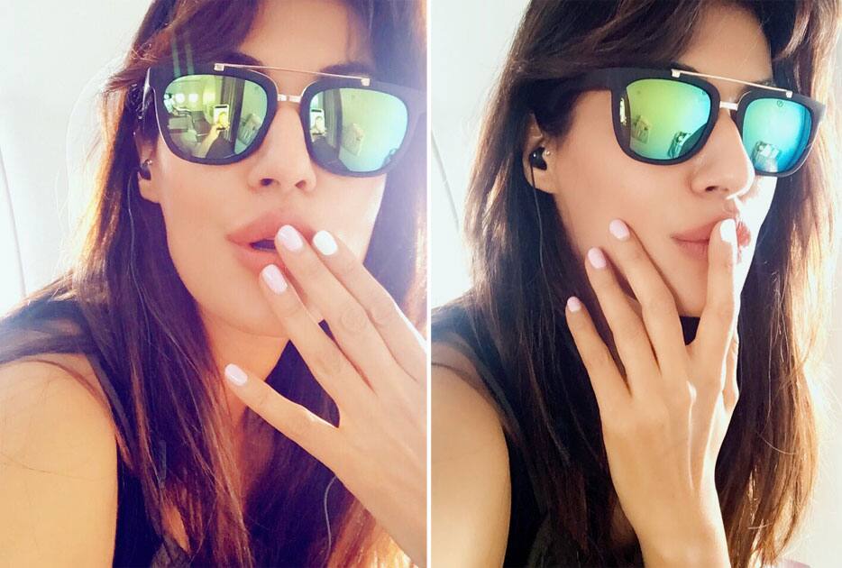 Jusst Nail-paintingg today !!- Chitrangda Singh