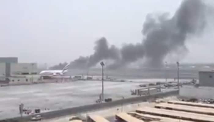 Emirates flight EK521 engine explodes at Dubai airport – Watch video