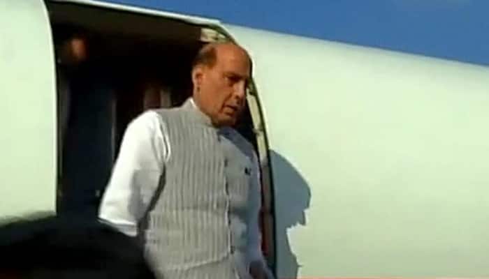 Rajnath Singh arrives in Pakistan to attend SAARC meet; protests by terror groups erupt