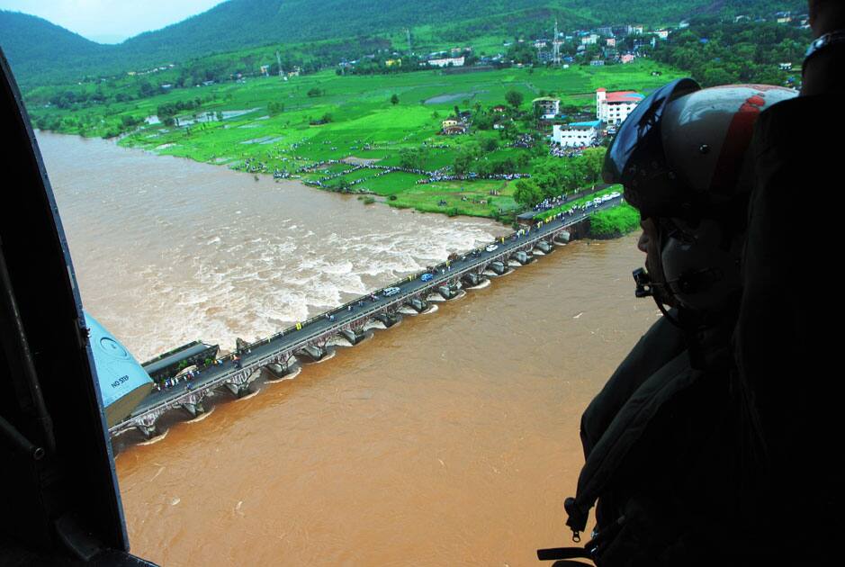 old bridge collapsed