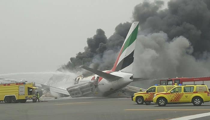 Emirates Airline crash landing: What was happening inside the plane; Watch video to know