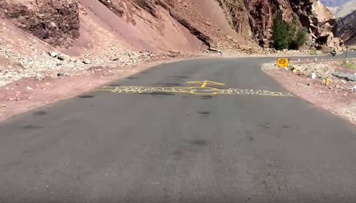 Amazing video: In Ladakh, shut down your car engine it will still move at 20 kmph! WATCH to know why