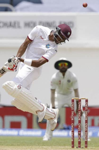 Roston Chase evades a delivery