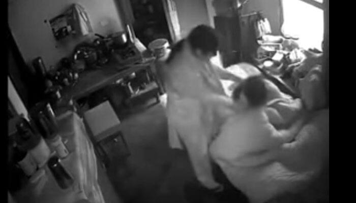 SHOCKING! Woman tries to strangulate elderly mother-in-law to death – Watch RAW footage