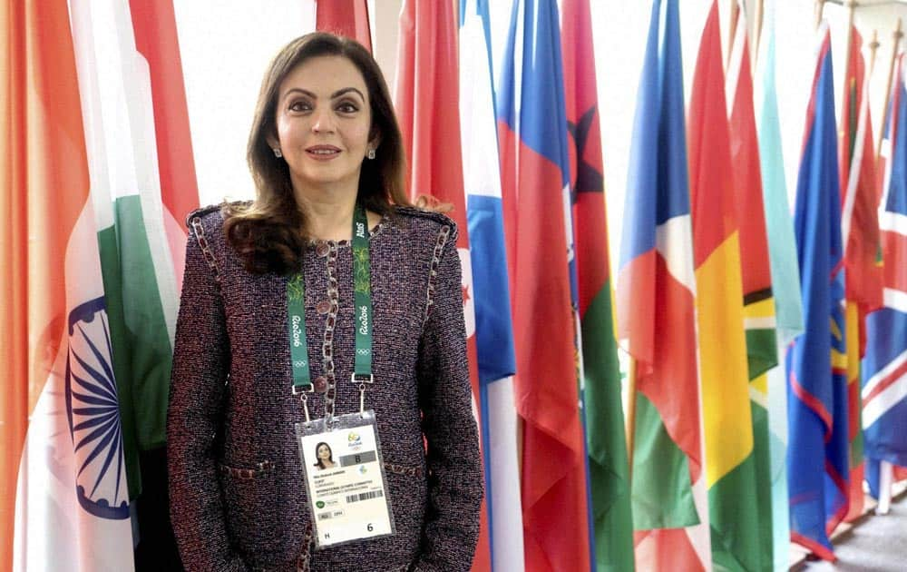 Foundation Chairperson Nita Ambani in Rio