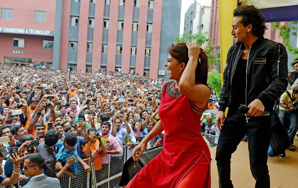 Tiger Shroff and Jacqueline Fernandez