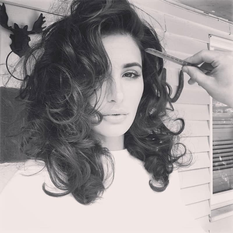 nargis fakhri :- Getting that hair right