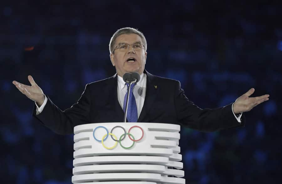 International Olympic Committee President Thomas Bach