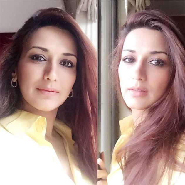 Love d sun thru d rain light from d window....- Sonali Bendre Behl