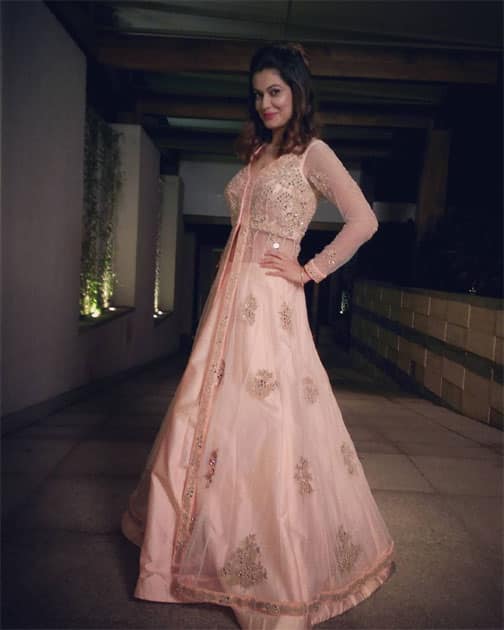 Wearing this lovely outfit of my friend- PAYAL ROHATGI