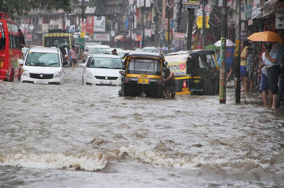 Heavy rains in Jammu
