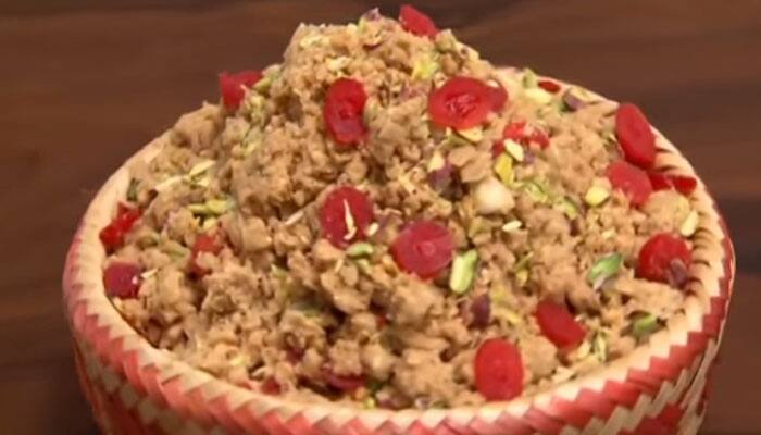 Recipe How To Make Panjeeri By Chef Ranveer Brar Watch News Zee News