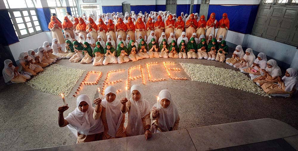 Students of an Islamic school