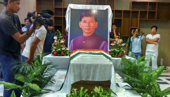 Tributes paid to former Arunachal chief minister Kalikho Pul in Itanagar