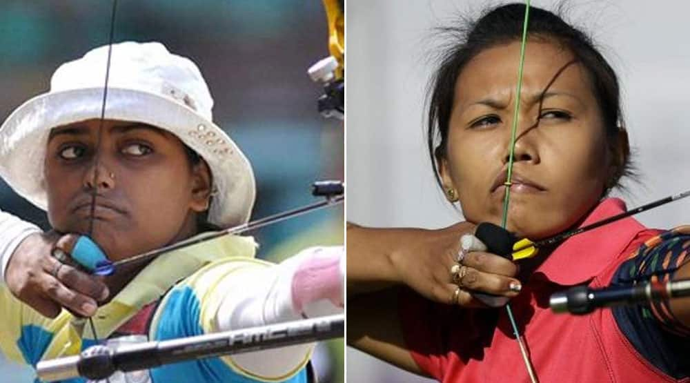 Archery: Deepika Kumari and Bombayla Devi