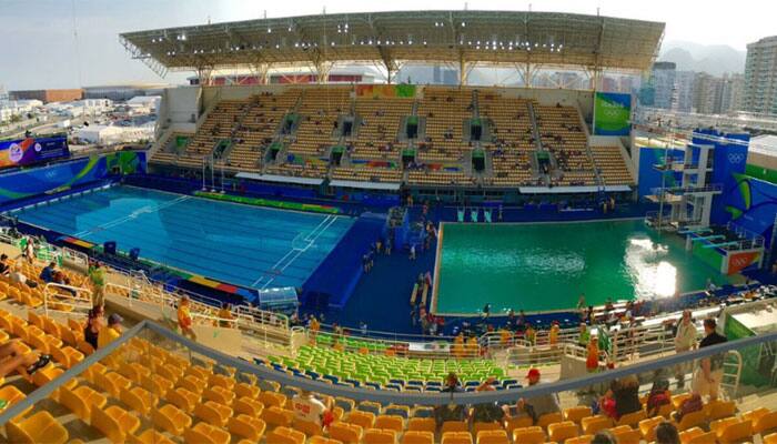 REVEALED: YIKES! Why Rio Olympics dive pool mysteriously turned green overnight