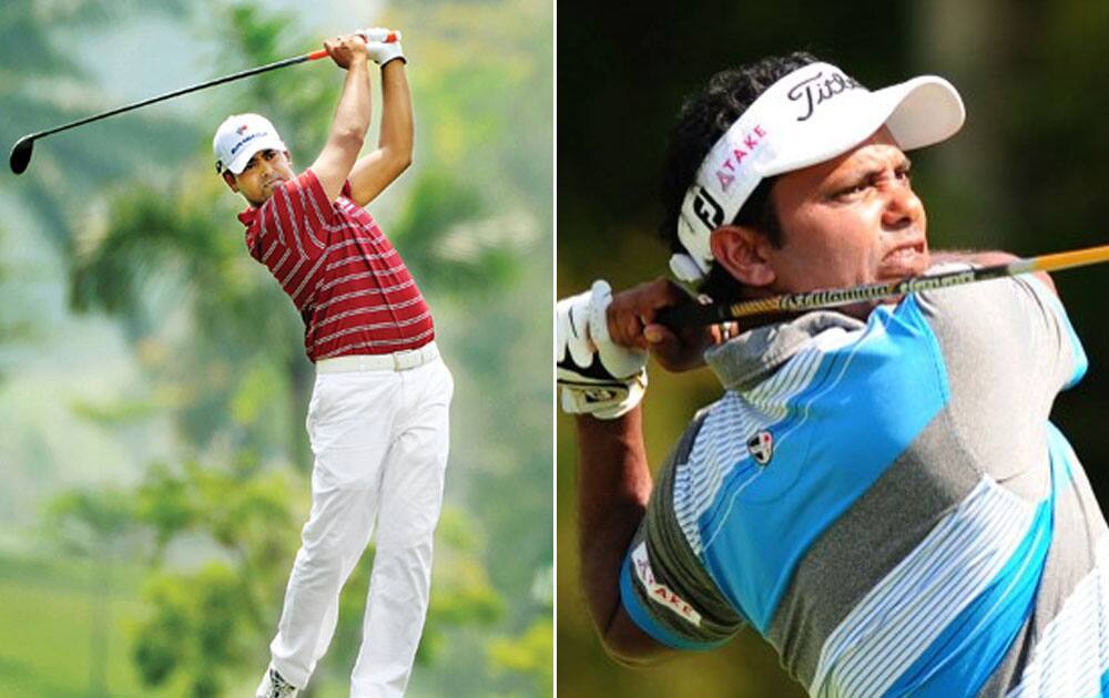 Anirban Lahiri and Shiv Chawrasia