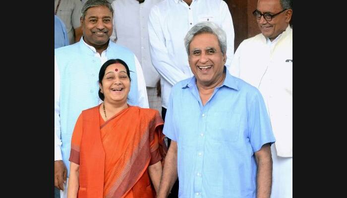 Sushma Swaraj tweets photo with husband saying &#039;together after many years&#039; – know the story behind it