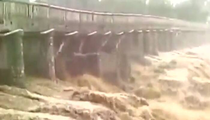 Bridge collapses in Himachal Pradesh following heavy rain – Watch dramatic video