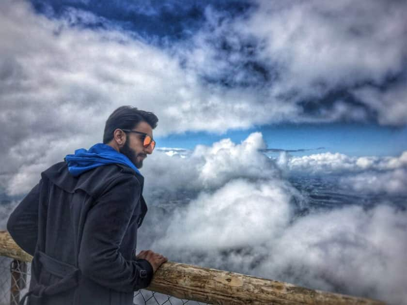 On cloud nine ...- Ranveer Singh