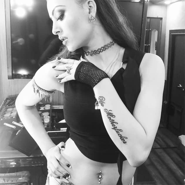 #firsttattooever #YoMotherfucker #goodgirlgonebad- Urvashi Rautela