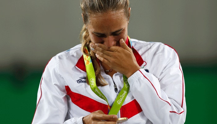 Rio Olympics: Tearful Monica​ Puig wins Puerto Rico&#039;s first ever gold