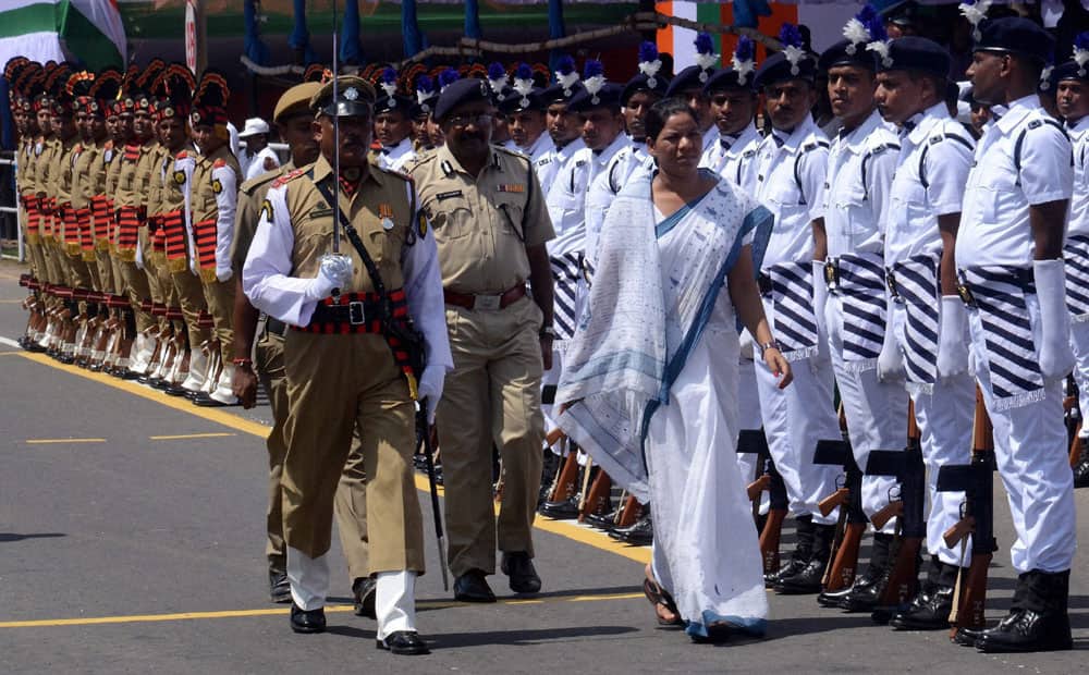 Mamata Banerjee during final dressWest Bengal Chief Minister Mamata Banerjee during final dress