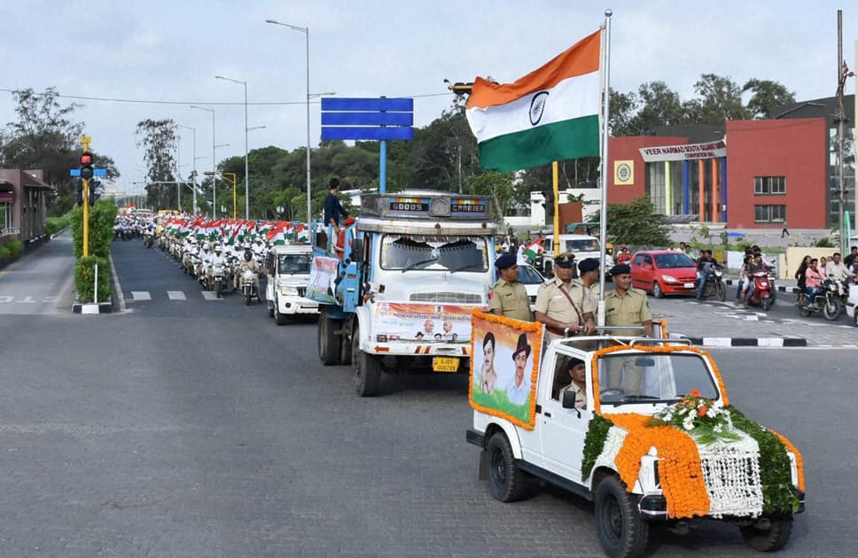 Tiranga Yatra in Surat