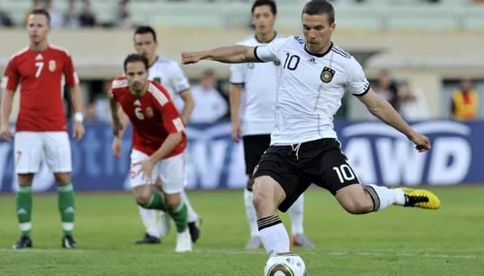 Germany&#039;s Lukas Podolski ends his successful 12-year international career