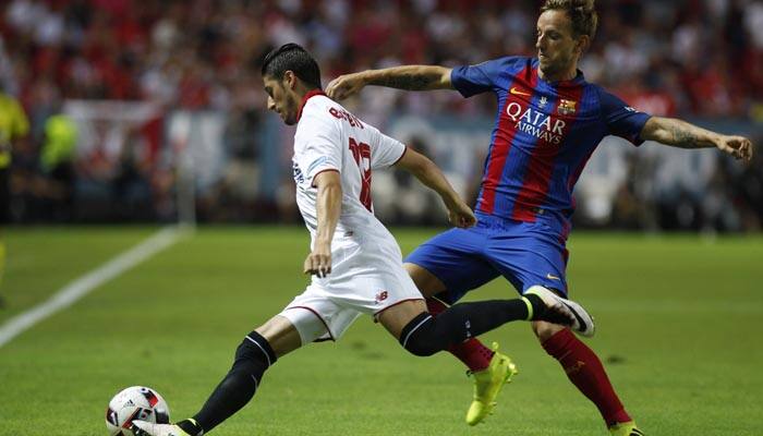 Luis Suarez and Munir El Haddadi strikes give Barcelona 2-0 win at Super Cup