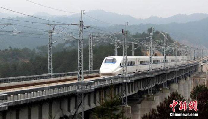 China begins operating bullet trains at 350 kmph speed