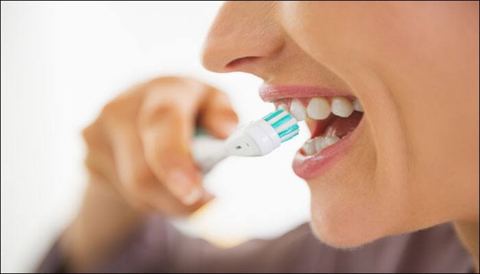 Brushing teeth post breakfast