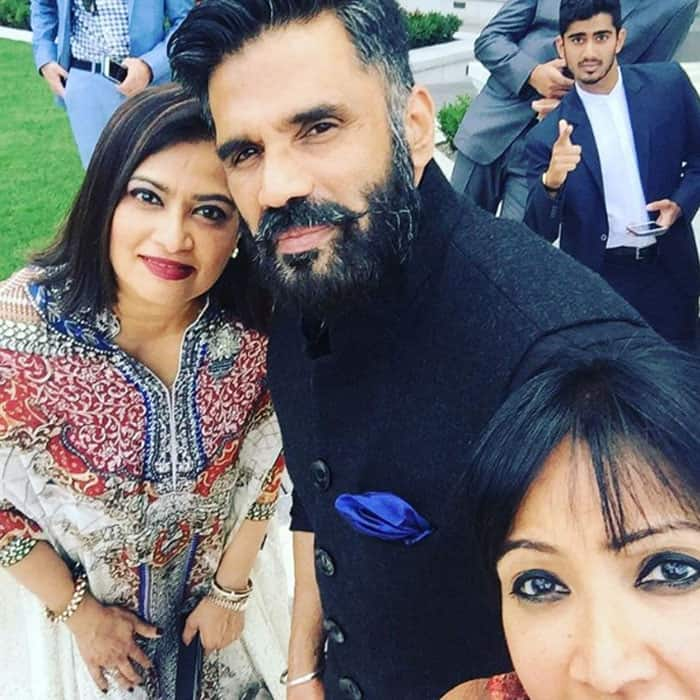 Sunil Shetty and Sujata Shetty