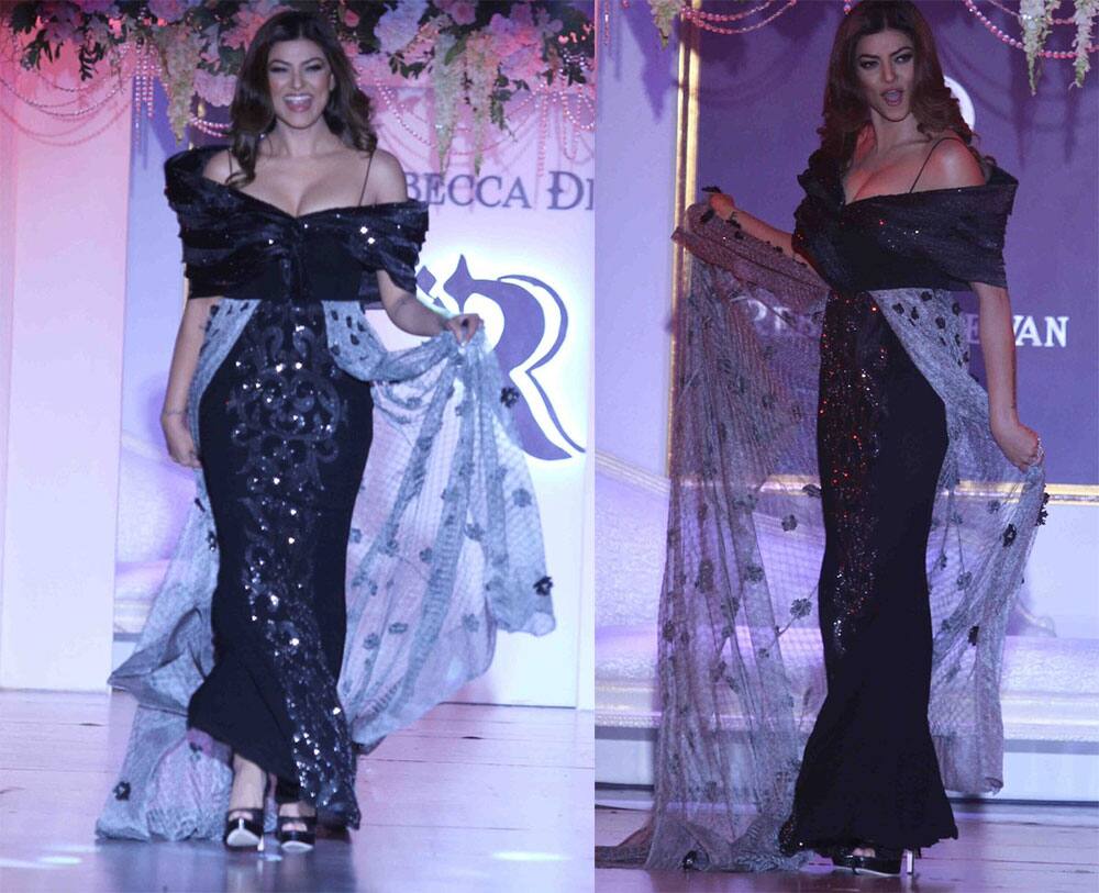 The very beautiful Sushmita Sen on ramp