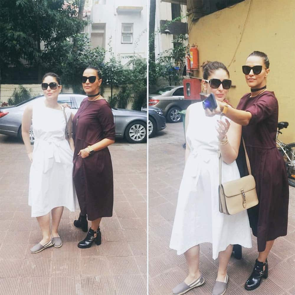 Kareena Kapoor and @NehaDhupia spotted together