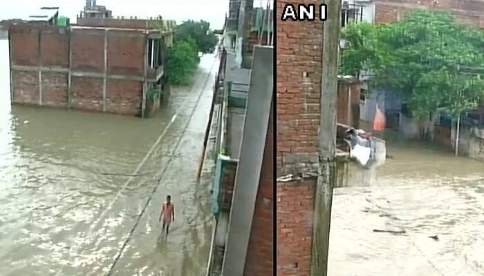 UP floods: 11 killed, hundreds of mud houses collapse; river Ganga crosses danger level