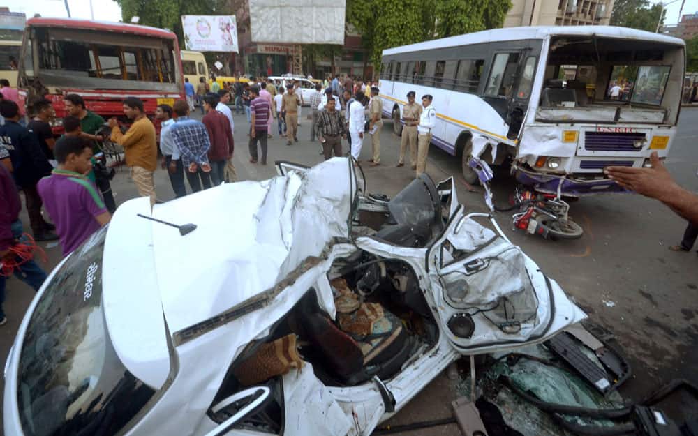 Accident in Ahmedabad