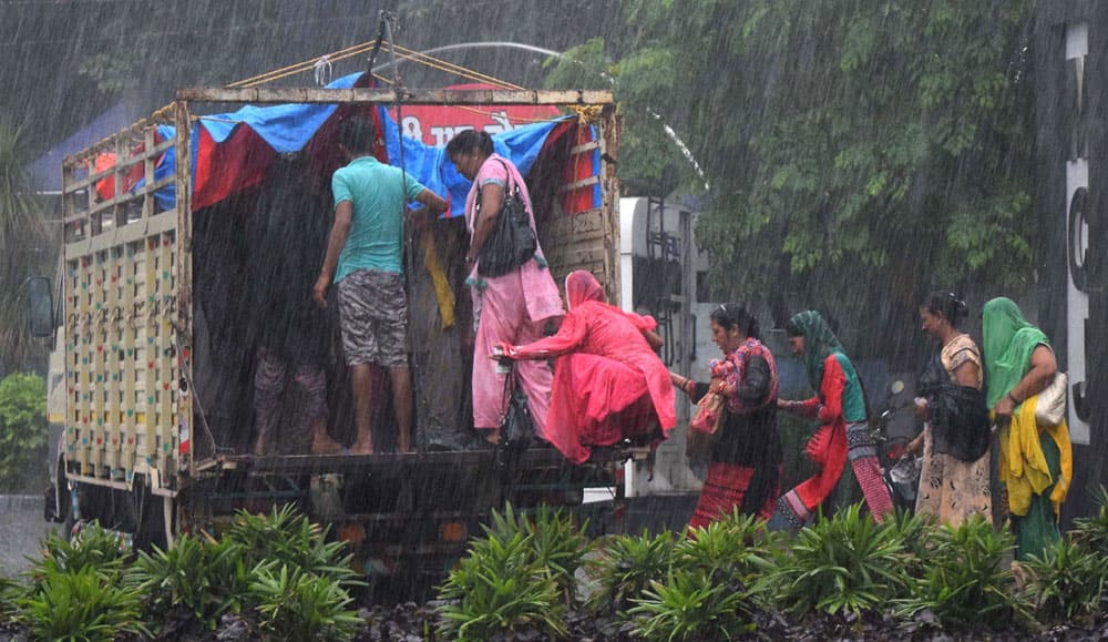 Heavy rain in Jalandhar
