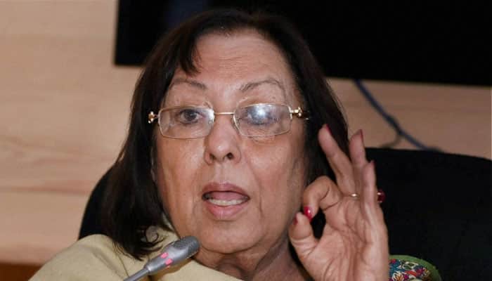 Najma Heptulla to be sworn in as Manipur Governor on Sunday