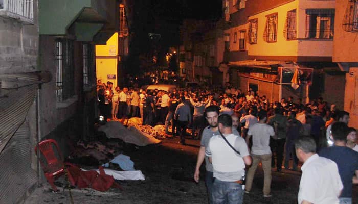 At least 22 killed, 94 injured in explosion at a wedding ceremony in Turkey
