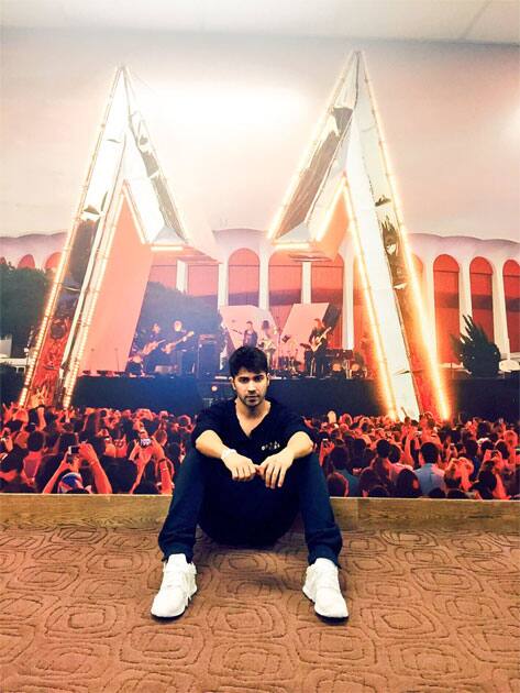 Performing at the legendary forum tonight in LA.- Varun dhawan