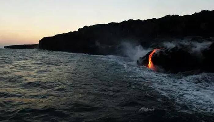 Must see pics! Incredible images of lava from Hawaii’s volcano cascading into the ocean (Photo feature)